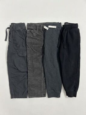H&M Old Navy Baby GAP Joe Fresh Boys 3T Pants Bundle Cargo Joggers Lot of 4